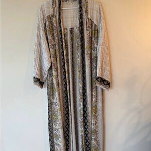 Free People Multicolor Long Jacket